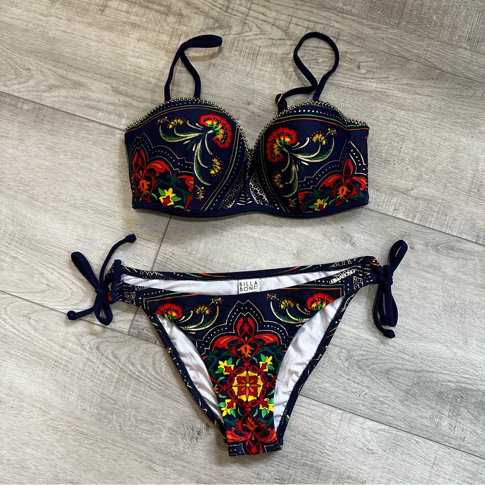 Billabong Navy Bikini Set